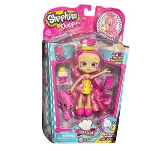 Shoppies Doll Bubbleisha With 2 Exclusive Shopkins Chef Club Brand New!